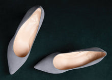 Load image into Gallery viewer, Women's Large Size Heels | CoIX Shoes Marylebone Suede | Sizes US 11, 12, 13, UK 9, 10, EU 44, 45, 46
