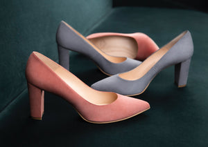 Women's Large Size Heels | CoIX Shoes Marylebone Suede | Sizes US 11, 12, 13, UK 9, 10, EU 44, 45, 46