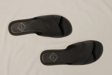 Load image into Gallery viewer, Women&#39;s Large Size Sandals | CoIX Shoes Sahara Slide Black | Sizes US 11, 12, 13, 14, UK 9, 10, EU 43, 44, 45, 46